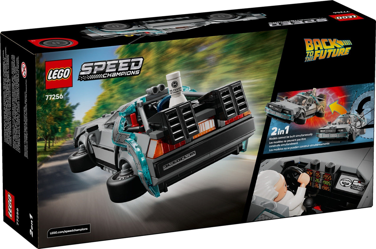 77256 Time Machine from Back to the Future (Retired) LEGO Speed Champions product image 1, provided for visual reference and