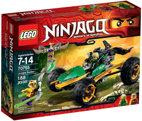 70755 Jungle Raider (Retired) LEGO Ninjago product image 1, provided for visual reference and product detail review