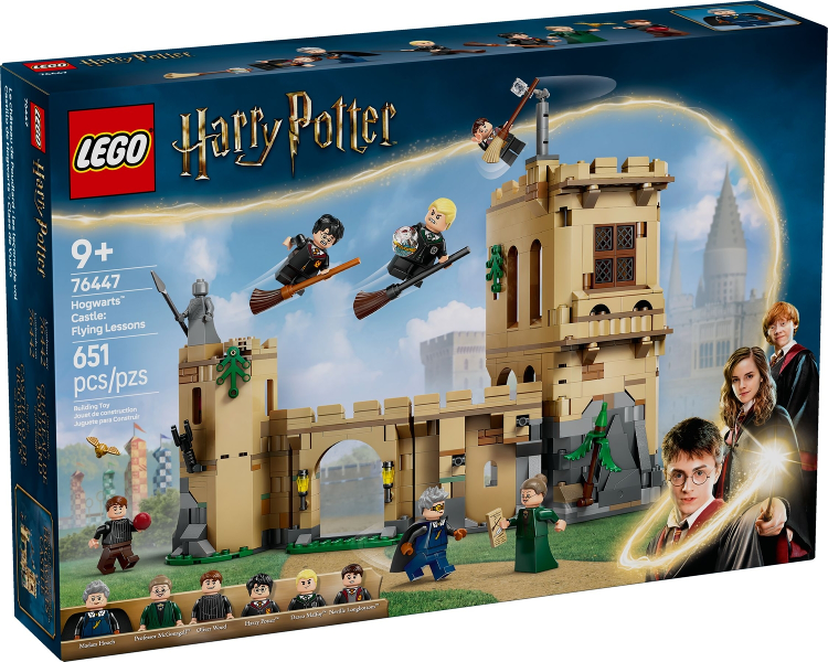 76447 Hogwarts Castle: Flying Lessons (Retired) LEGO Harry Potter product image 1, provided for visual reference and product