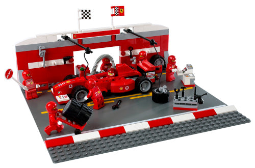 8375 Ferrari F1 Pit Set (Retired) LEGO Racers product image 2, provided for visual reference and product detail review