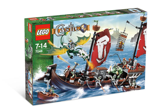 7048 Troll Warship (Retired) LEGO Castle product image 1, provided for visual reference and product detail review