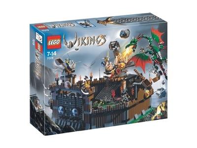 7019 Viking Fortress against the Fafnir Dragon (Retired) LEGO Vikings