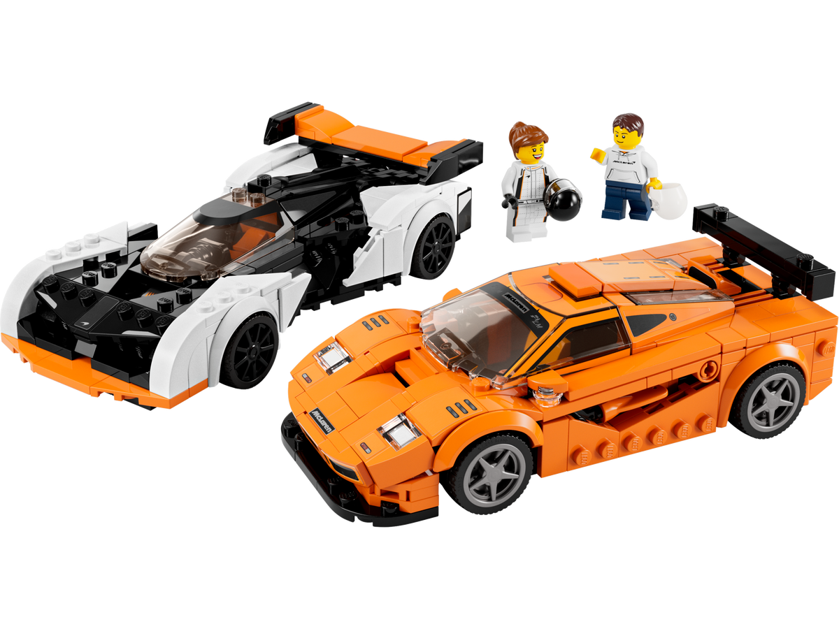 76918 McLaren Solus GT & McLaren F1 LM (Retired) LEGO Speed Champions product image 2, provided for visual reference and
