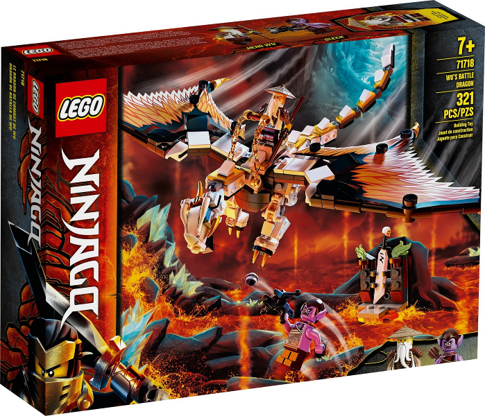 71718 Wu's Battle Dragon (Retired) LEGO Ninjago product image 1, provided for visual reference and product detail review