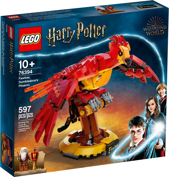 76394 Fawkes, Dumbledore's Phoenix (Retired) LEGO Harry Potter product image 1, provided for visual reference and product