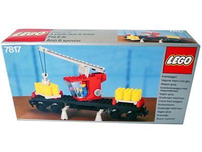7817 Crane Wagon (Retired) LEGO Trains product image 1, provided for visual reference and product detail review