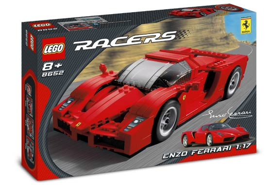 8652 Enzo Ferrari 1:17 (Retired) LEGO Racers product image 1, provided for visual reference and product detail review