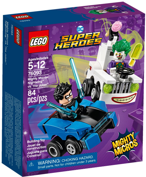 76093 Mighty Micros: Nightwing vs. The Joker (Retired) LEGO Super Heroes product image 1, provided for visual reference and