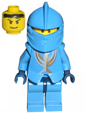 Knights Kingdom II - Jayko Plain Torso, Gold Pattern Armor, Dark Blue Hips (cas268) product image 1, provided for visual