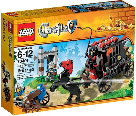 70401 Gold Getaway (Retired) LEGO Castle product image 1, provided for visual reference and product detail review