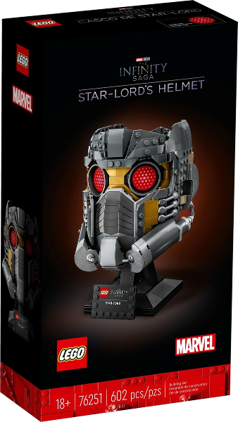 76251 Star-Lord's Helmet (Retired) LEGO Super Heroes product image 1, provided for visual reference and product detail review