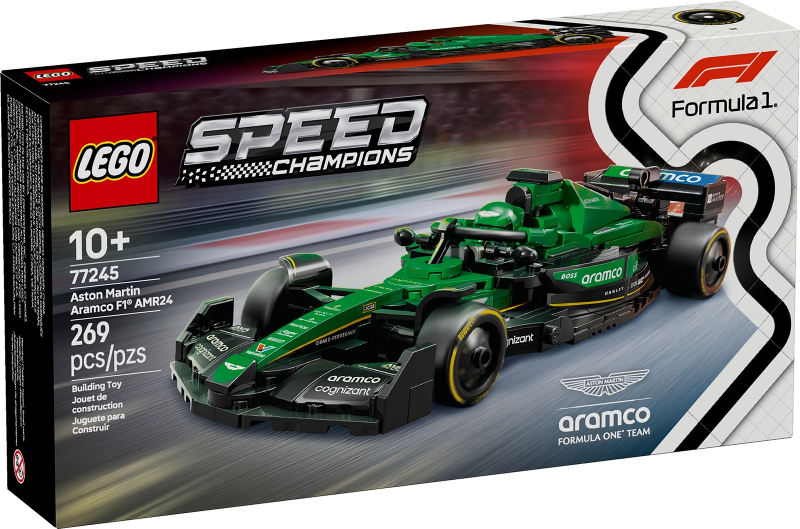 77245 Aston Martin Aramco F1 AMR24 (Retired) LEGO Speed Champions product image 1, provided for visual reference and product
