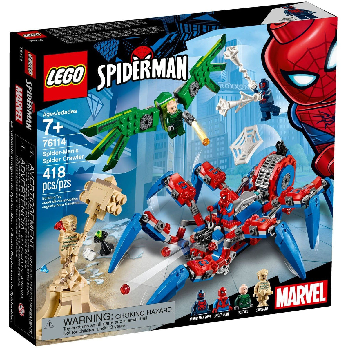 76114 Spider-Man's Spider Crawler (Retired) LEGO Super Heroes product image 1, provided for visual reference and product