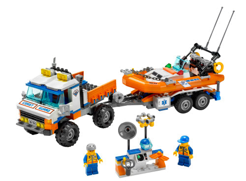7726 Coast Guard Truck with Speed Boat (Retired) LEGO City product image 2, provided for visual reference and product detail