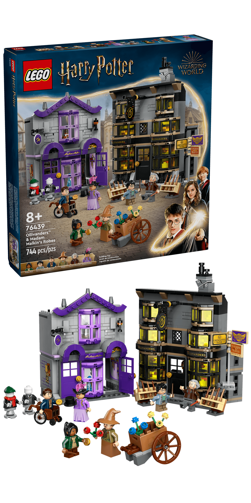 76439 Ollivanders & Madam Malkin's Robes (Retired) LEGO Harry Potter product image 1, provided for visual reference and