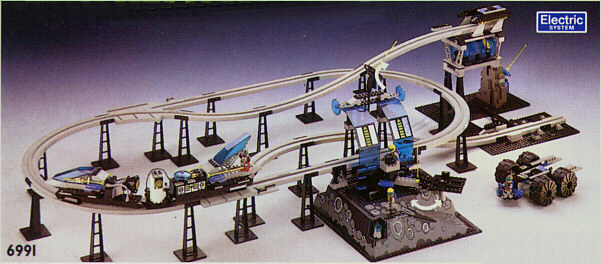 6991 Monorail Transport Base (Retired) LEGO Space product image 2, provided for visual reference and product detail review