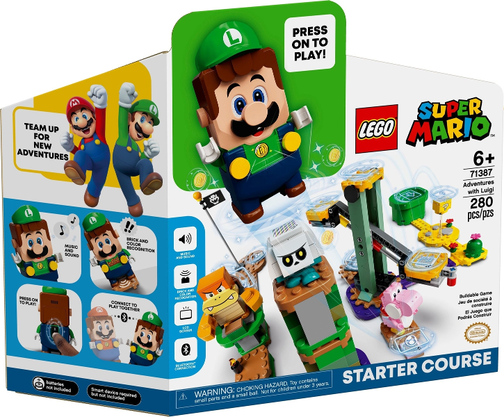 71387 Adventures with Luigi - Starter Course (Retired) LEGO Super Mario product image 1, provided for visual reference and