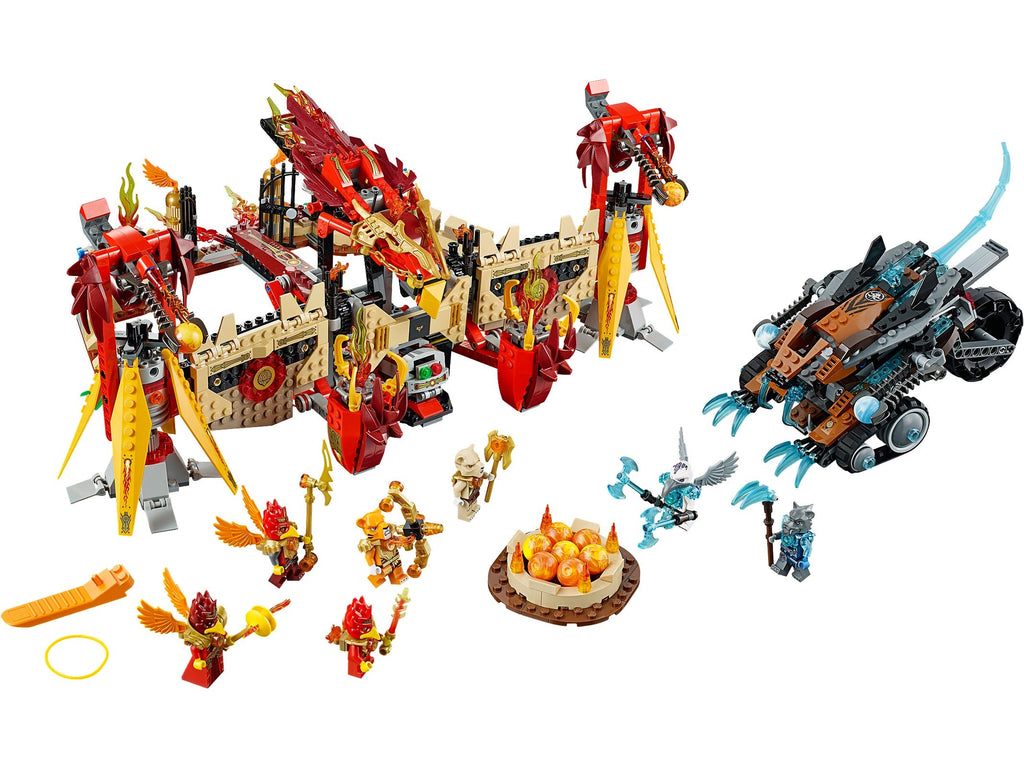 70146 Flying Phoenix Fire Temple (Retired) LEGO Legends of Chima product image 2, provided for visual reference and product