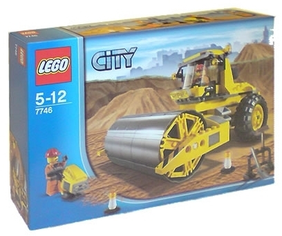 7746 Single-Drum Roller (Retired) LEGO City product image 1, provided for visual reference and product detail review