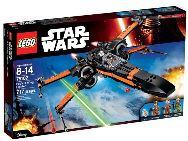75102 Poe's X-Wing Fighter (Retired) LEGO Star Wars product image 1, provided for visual reference and product detail review