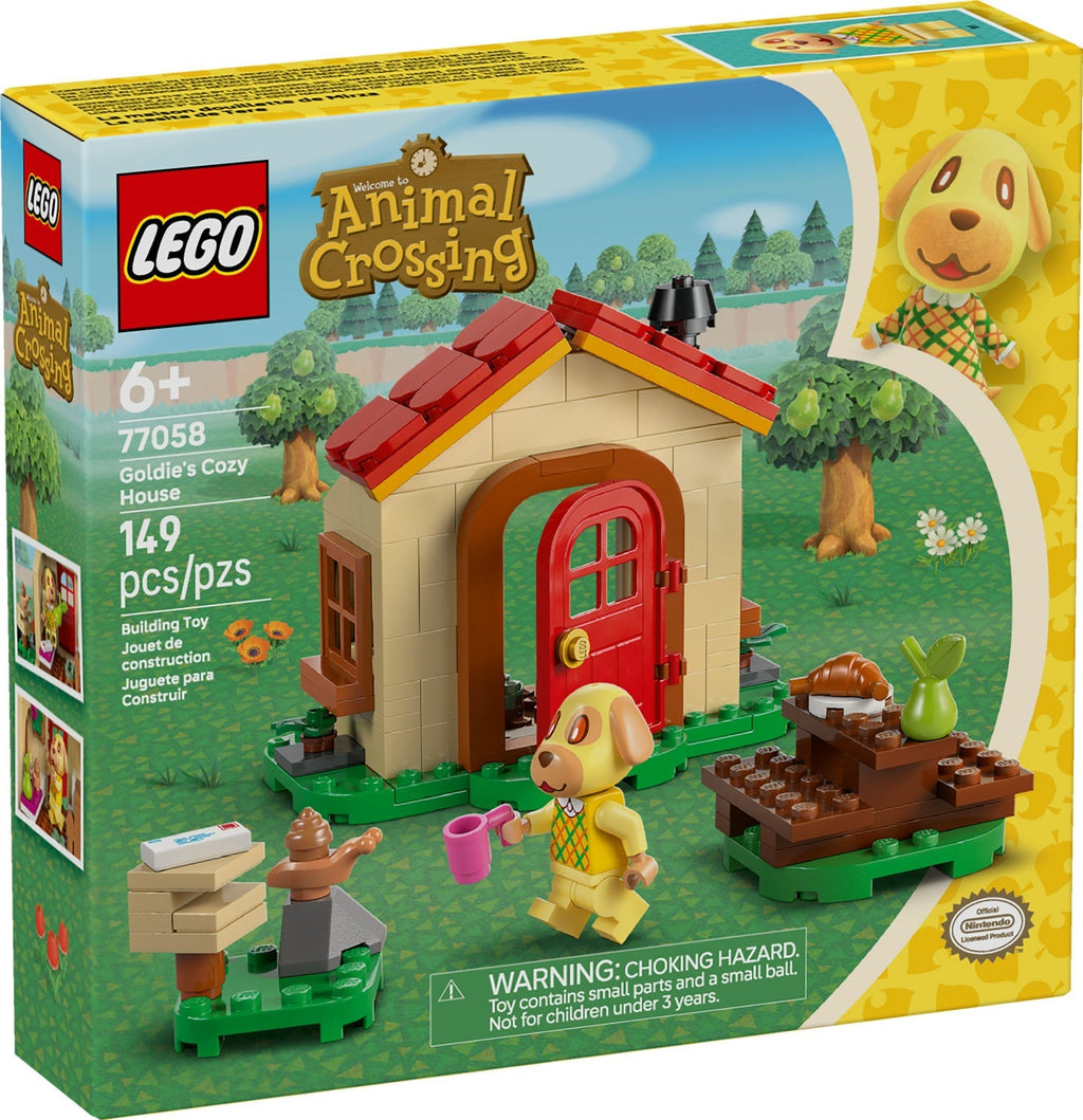 77058 Goldie's Cozy House (Retired) LEGO Animal Crossing product image 1, provided for visual reference and product detail