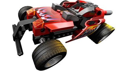 8136 Fire Crusher (Retired) LEGO Racers product image 2, provided for visual reference and product detail review