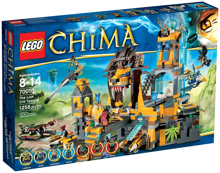 70010 The Lion CHI Temple (Retired) LEGO Legends of Chima product image 1, provided for visual reference and product detail