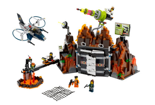 8637 Volcano Base (Retired) LEGO Agents product image 2, provided for visual reference and product detail review