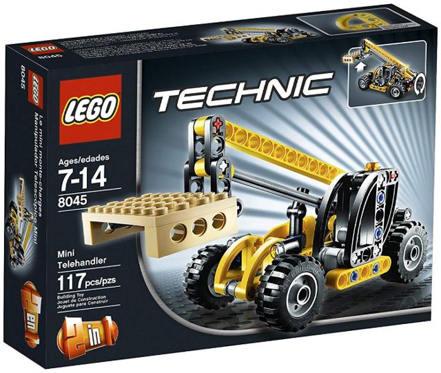 8045 Mini Telehandler (Retired) LEGO TECHNIC product image 1, provided for visual reference and product detail review