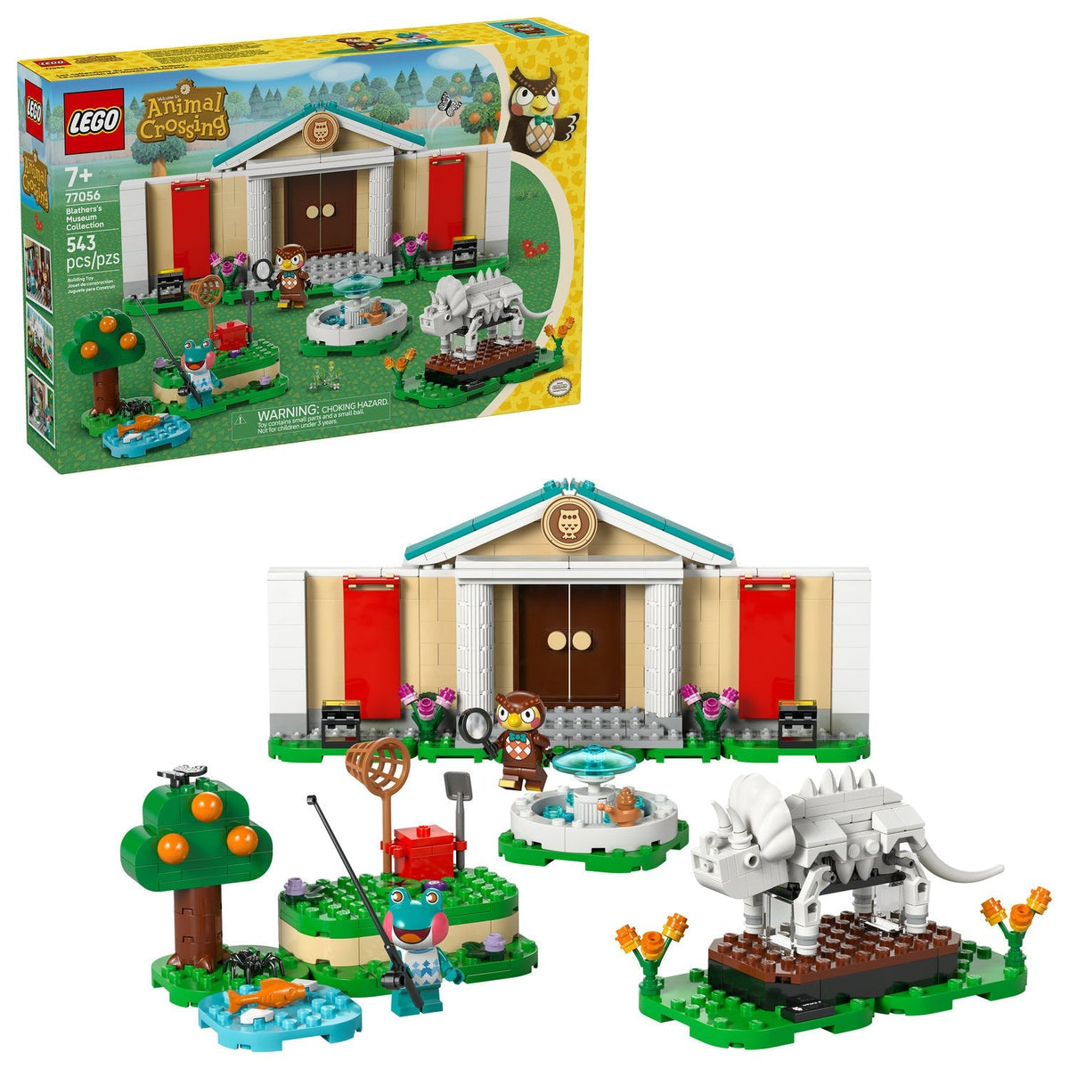 77056 Blathers's Museum Collection (Retired) LEGO Animal Crossing product image 2, provided for visual reference and product