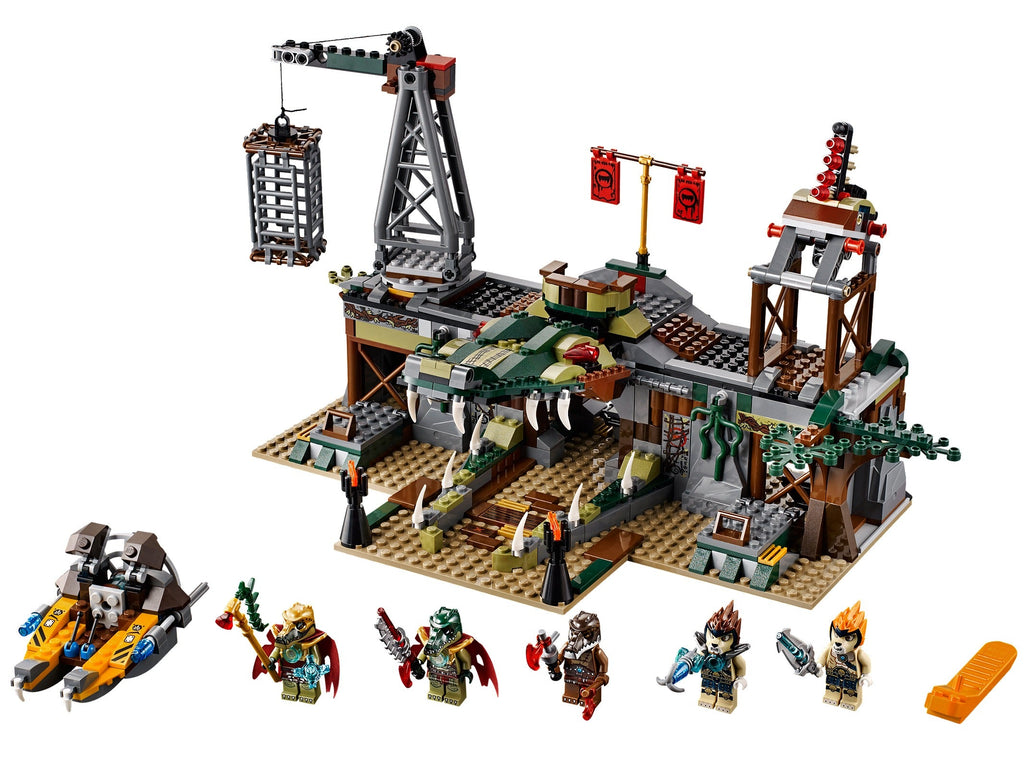 70014 The Croc Swamp Hideout (Retired) LEGO Legends of Chima product image 2, provided for visual reference and product