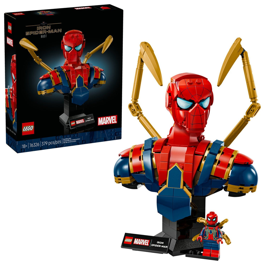 76326 Iron Spider-Man Bust (Retired) LEGO Super Heroes product image 2, provided for visual reference and product detail