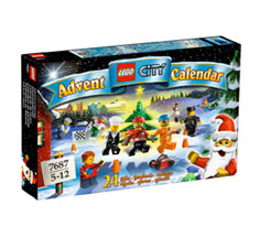 7687 City Advent Calendar (2009) (Retired) LEGO City product image 1, provided for visual reference and product detail review