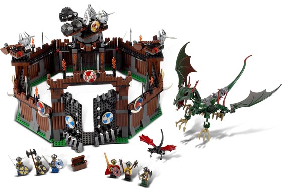 7019 Viking Fortress against the Fafnir Dragon (Retired) LEGO Vikings product image 2, provided for visual reference and