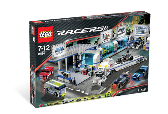 8154 Brick Street Customs (Retired) LEGO Racers product image 1, provided for visual reference and product detail review