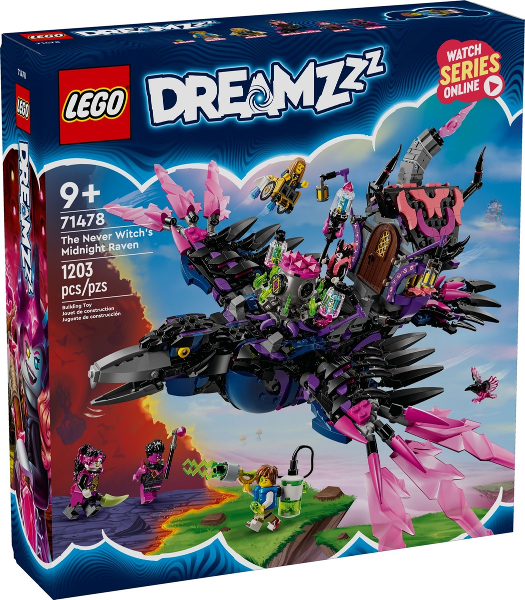 71478 The Never Witch's Midnight Raven (Retired) LEGO Dreamzzz product image 1, provided for visual reference and product