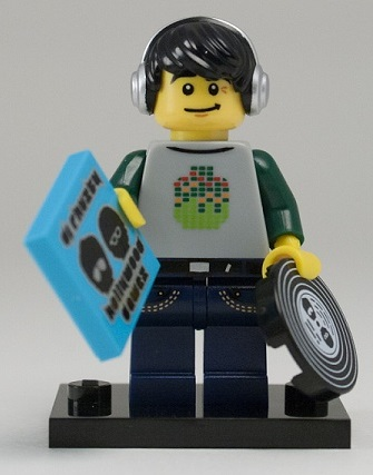 DJ - Series 8 Collectible Minifigure (col08-12) product image 2, provided for visual reference and product detail review