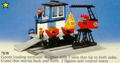 7838 Freight Loading Depot (Retired) LEGO Trains product image 2, provided for visual reference and product detail review