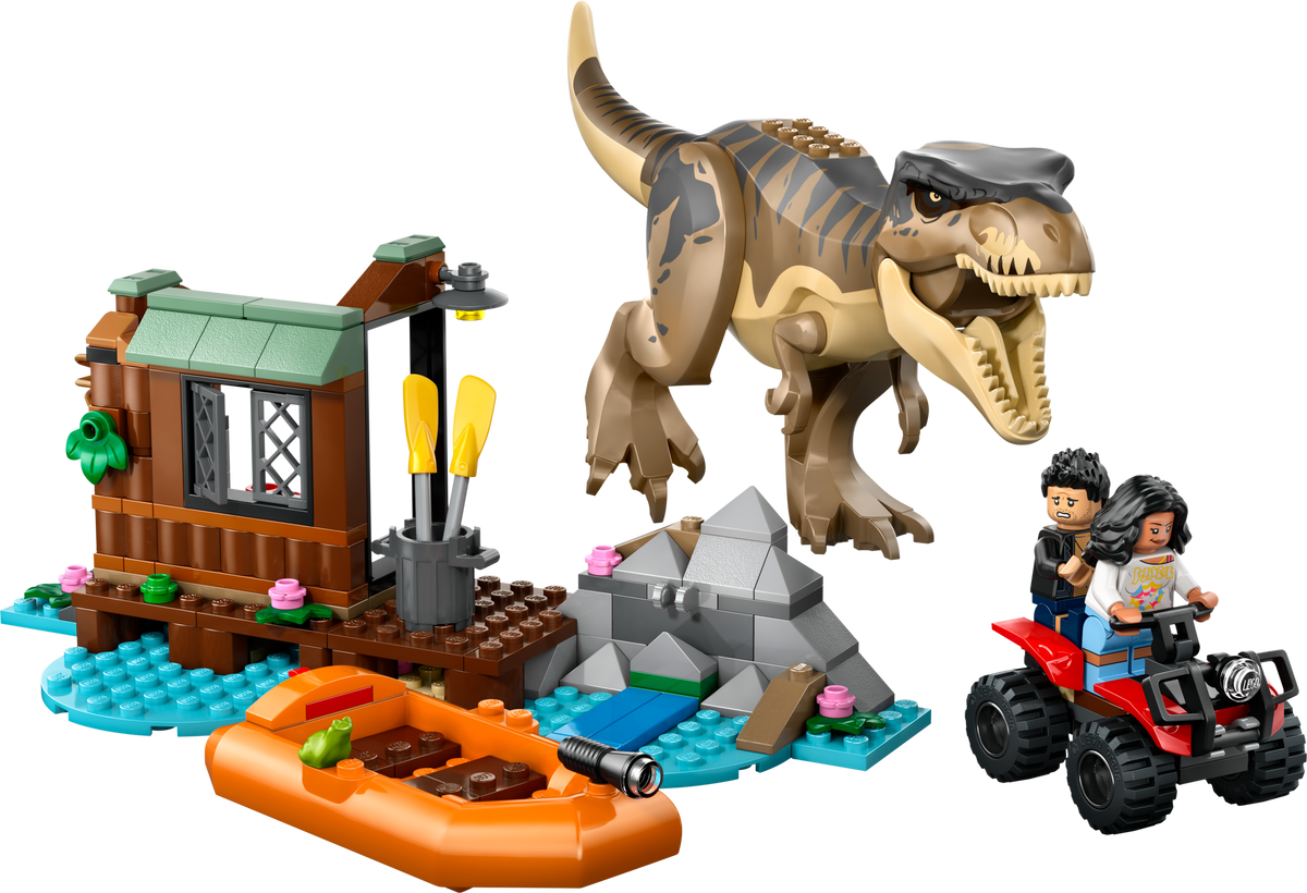 76975 T. rex River Escape (Retired) LEGO Jurassic World product image 3, provided for visual reference and product detail