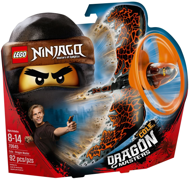 70645 Cole - Dragon Master (Retired) LEGO Ninjago product image 1, provided for visual reference and product detail review