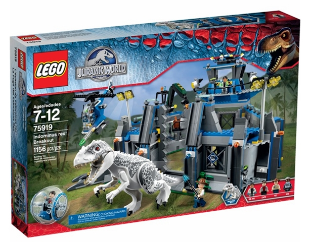 75919 Indominus Rex Breakout (Retired) LEGO Jurassic World product image 1, provided for visual reference and product detail