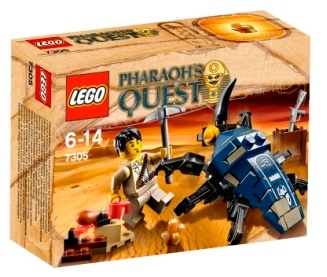 7305 Scarab Attack (Retired) LEGO Pharaohs Quest product image 1, provided for visual reference and product detail review