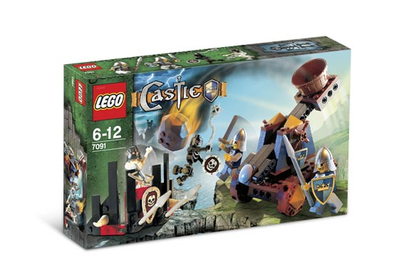 7091 Knight's Catapult Defense (Retired) LEGO Castle product image 1, provided for visual reference and product detail review