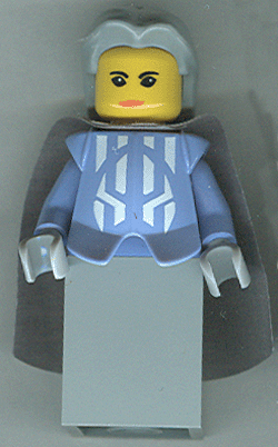 Knights Kingdom II - Queen with Light Bluish Gray Hair, Light Bluish Gray Cape (cas275) product image 1, provided for visual