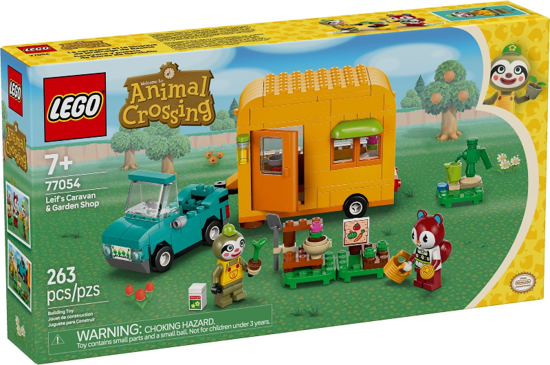 77054 Leif's Caravan & Garden Shop (Retired) LEGO Animal Crossing product image 1, provided for visual reference and product