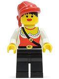 Pirate Female, Black Legs, Red Bandana (pi057) product image 1, provided for visual reference and product detail review