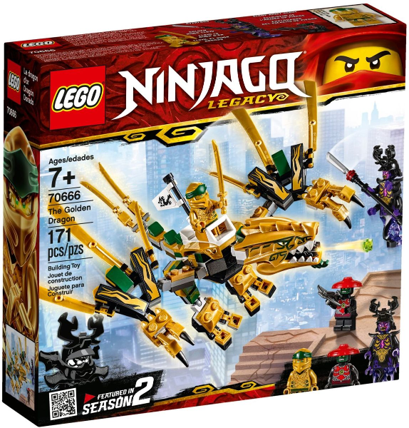 70666 The Golden Dragon (Retired) LEGO Ninjago product image 1, provided for visual reference and product detail review