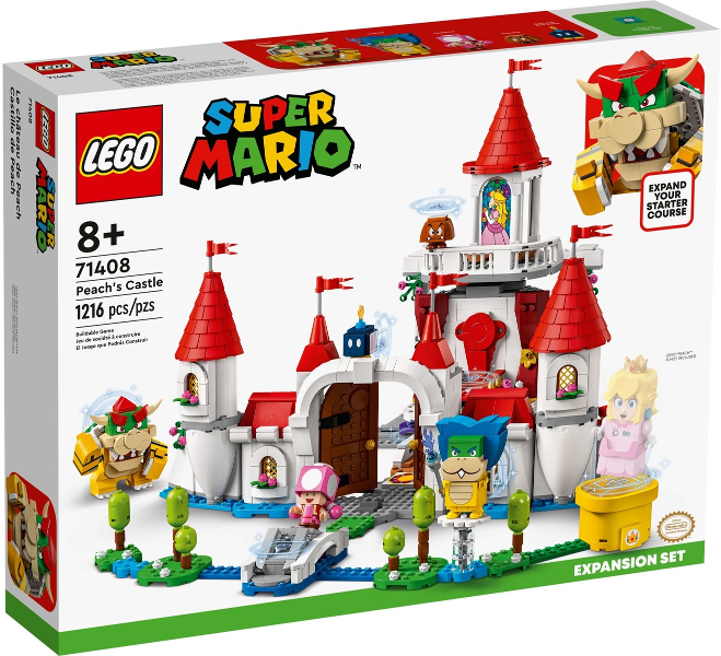 71408 Peach's Castle - Expansion Set (Retired) LEGO Super Mario product image 1, provided for visual reference and product