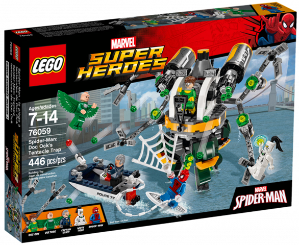 76059 Spider-Man: Doc Ock's Tentacle Trap (Retired) LEGO Super Heroes product image 1, provided for visual reference and