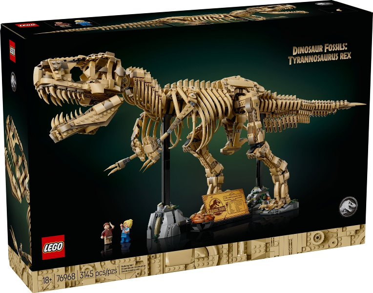 76968 Dinosaur Fossils: Tyrannosaurus Rex (Retired) LEGO Jurassic World product image 1, provided for visual reference and